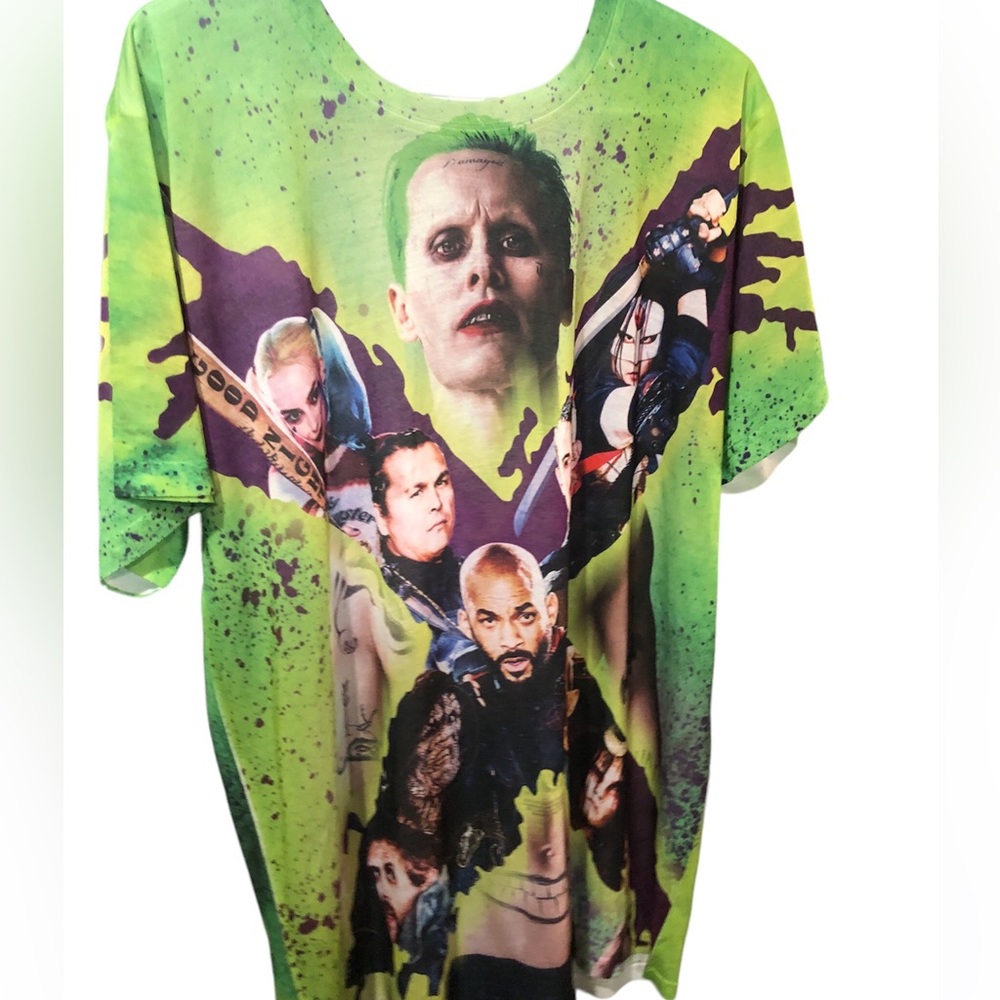 DC Comics Suicide Squad Movie Task Force X Sublimation T-Shirt XL
